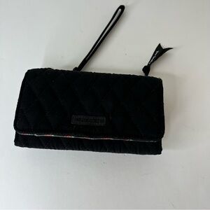 Vera Bradley Black Quilted Wallet